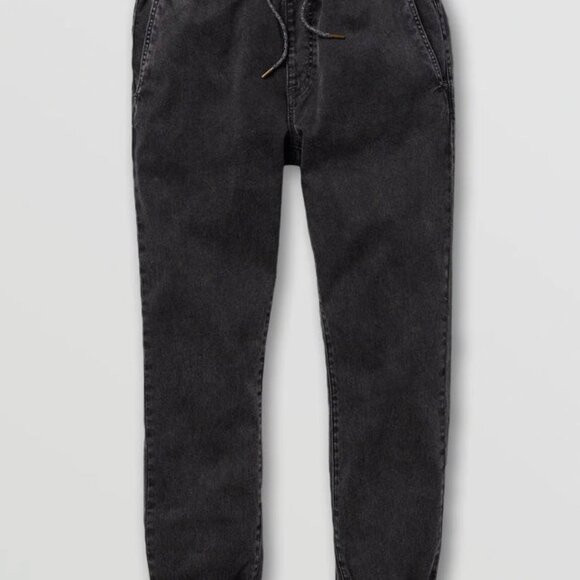 Volcom Mens Denim Joggers - Picture 2 of 2